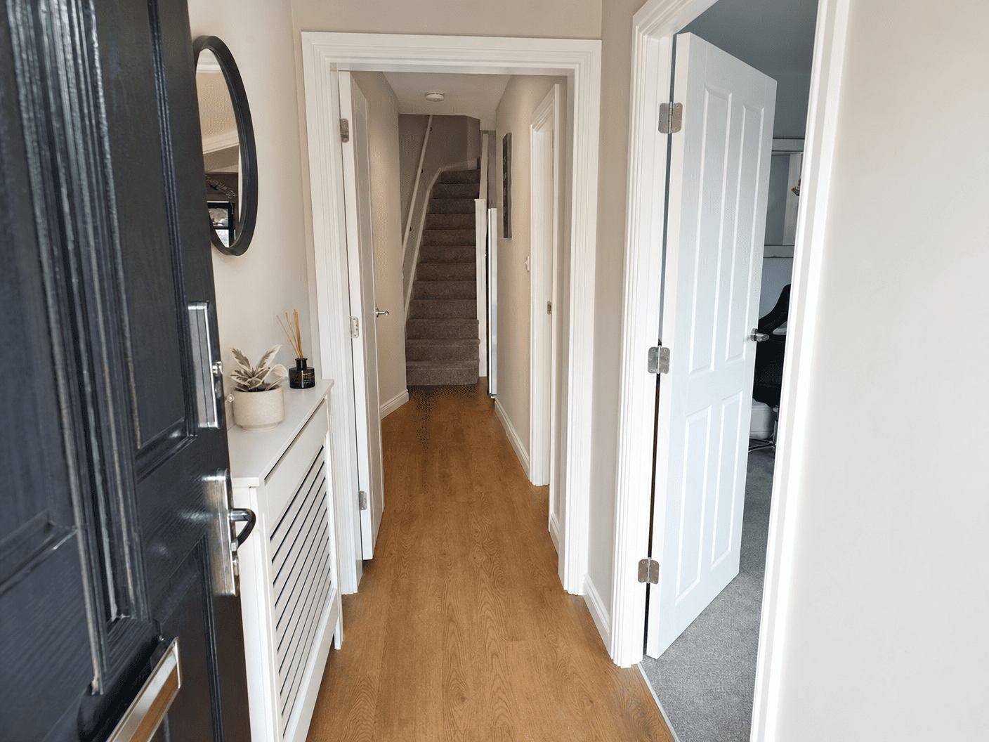 Hallway cleaned by MAS DC
