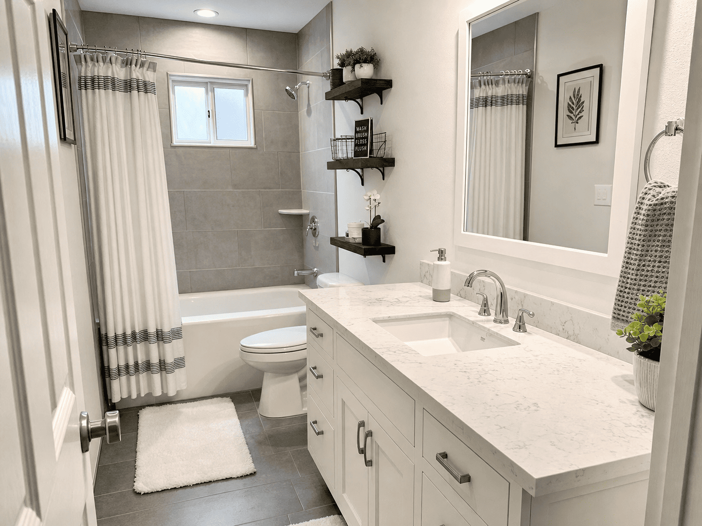 Bathroom cleaned by MAS DC